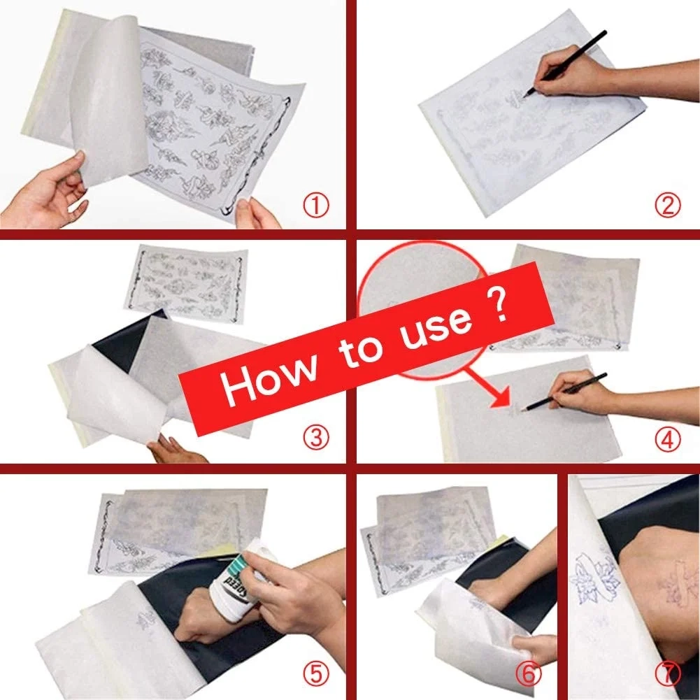 How To Use Tracing Paper Tattoo