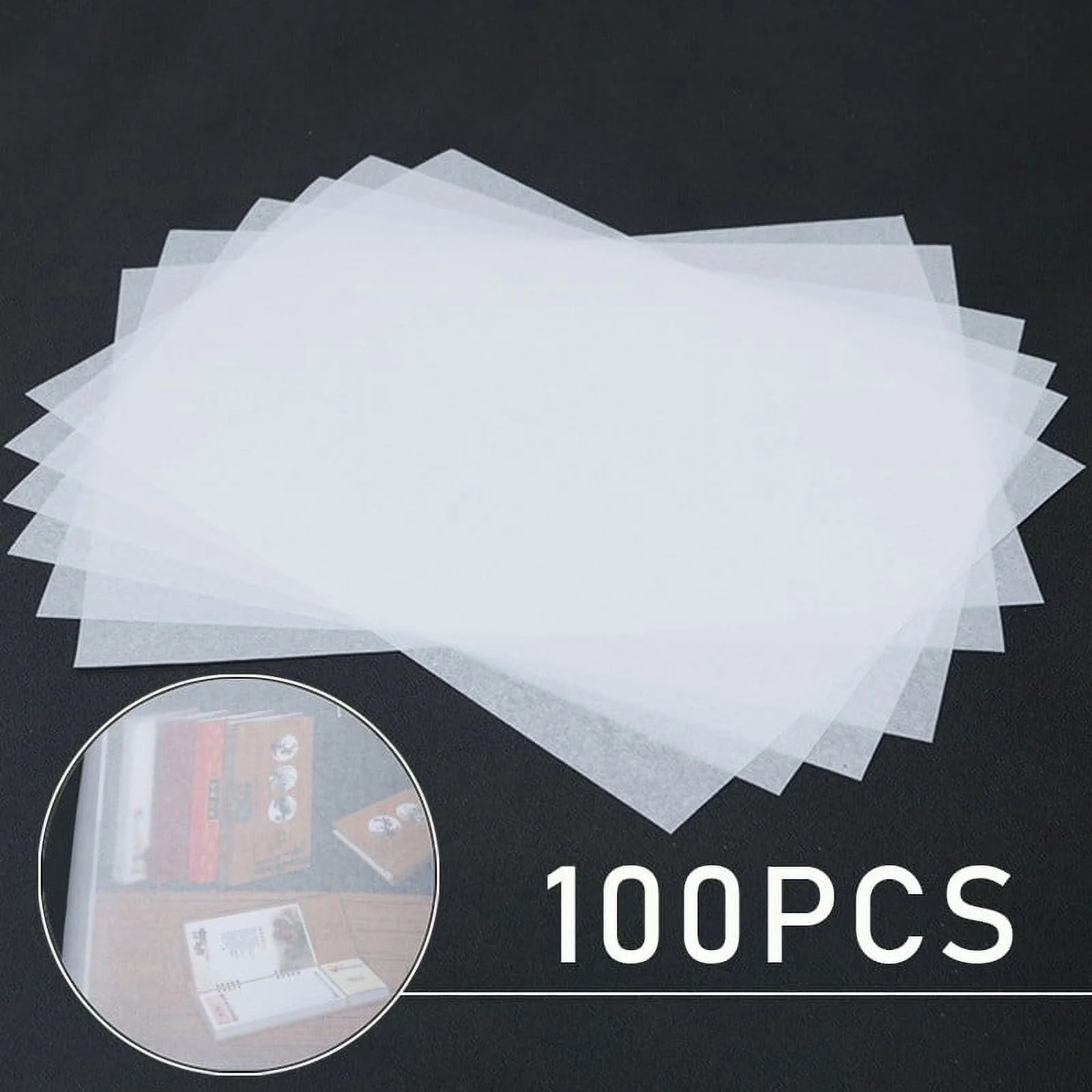 100Pcs A4 Translucent Tracing Copy Paper For Art Drawing 