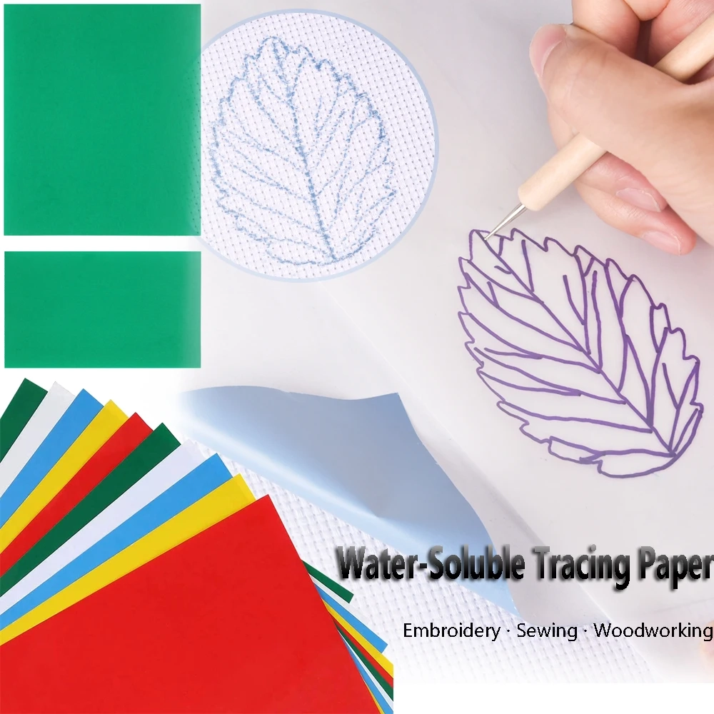 10Pcs A4 Organic Coatings Water soluble Colorful Carbon Paper For 