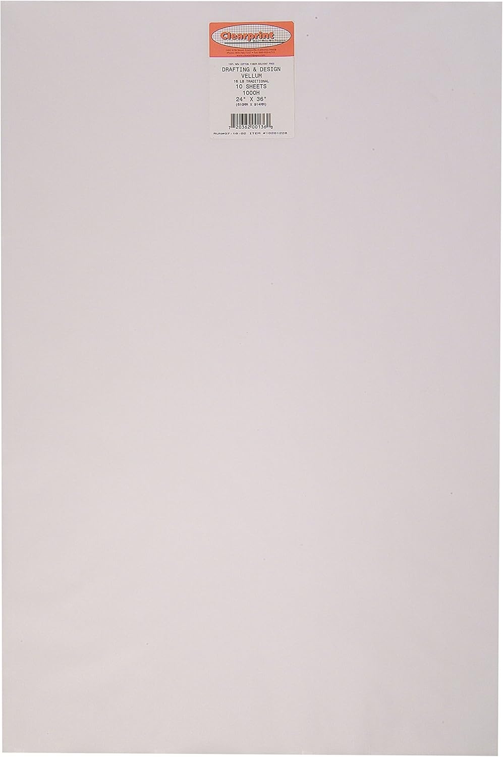 11x17 Paper Clearprint 1000H Design Vellum 18x24 100 Cotton 