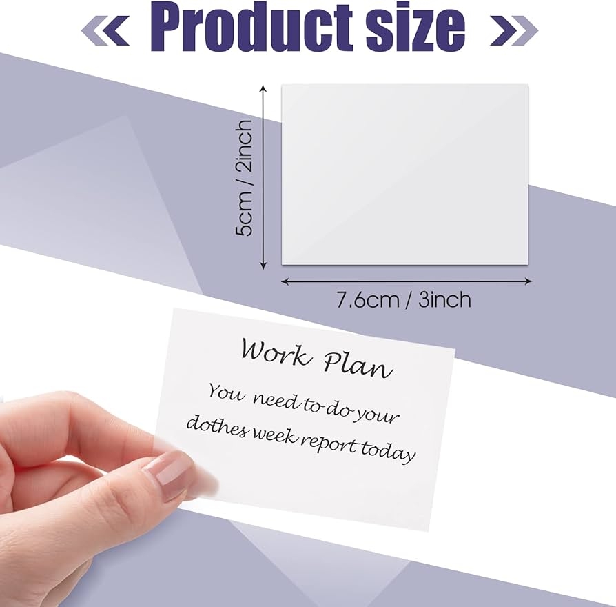 12 Packs 600 Pcs Tracing Sticky Notes Translucent Sticky Notes See 