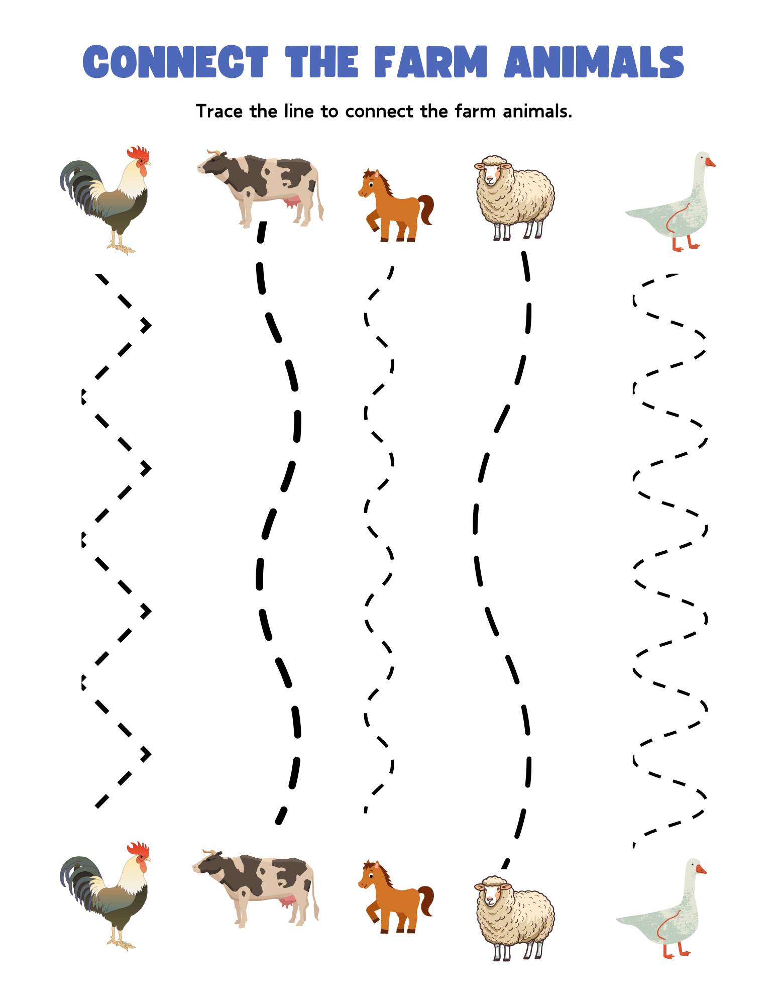 13 Farm Preschool Worksheets amp Printables Including Animals