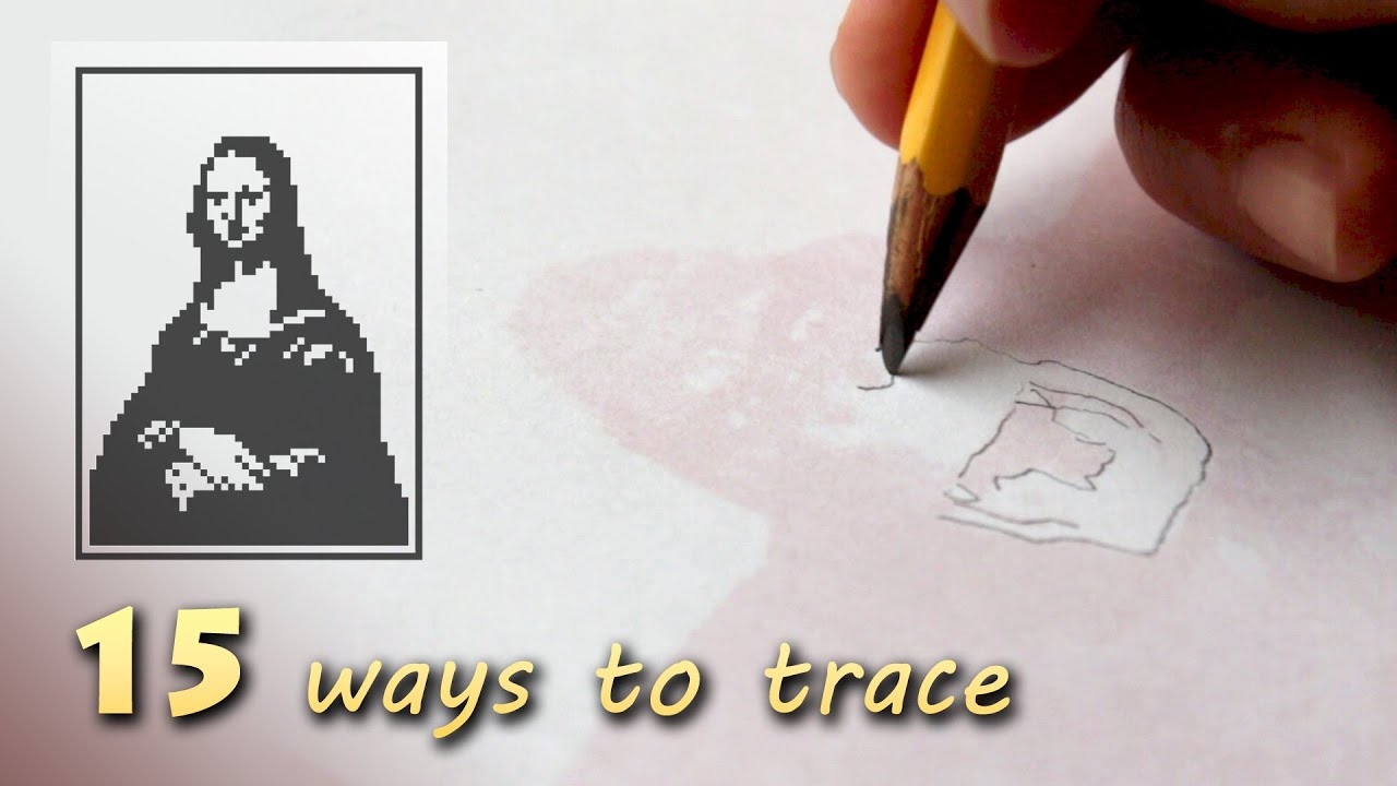 15 Ways How To Trace Or Transfer A Photo Image Or Drawing Tracing Masterpieces