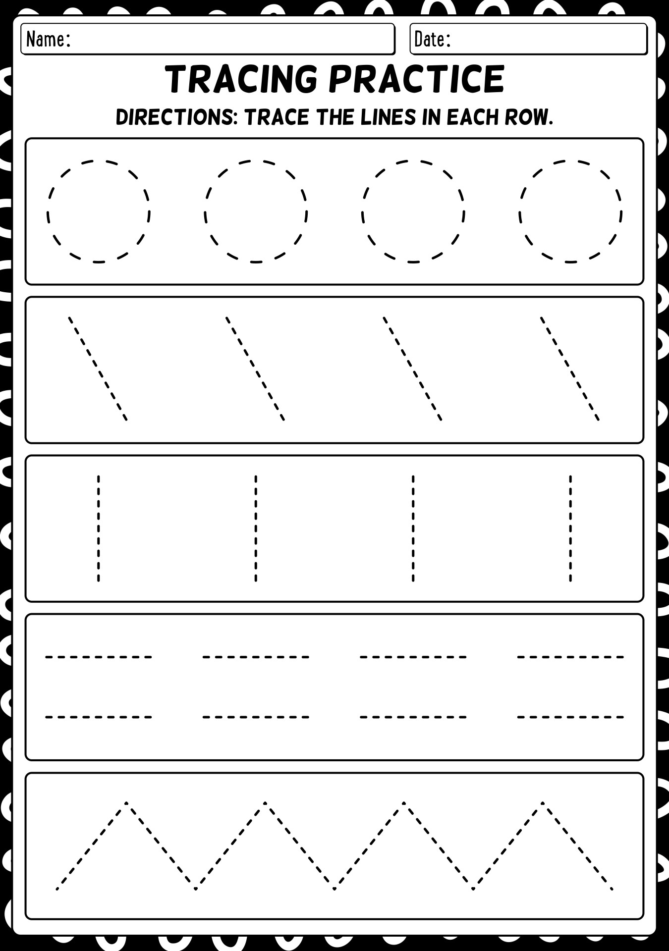 Pre Writing Tracing Worksheets Pdf
