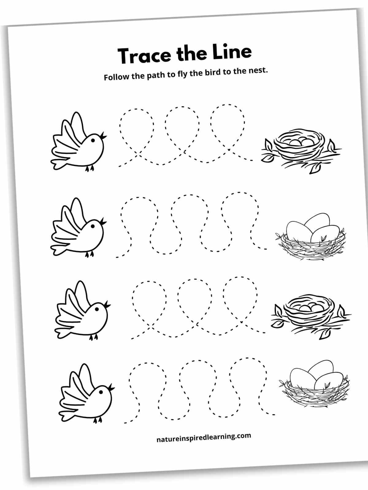 Preschool Line Tracing Sheets
