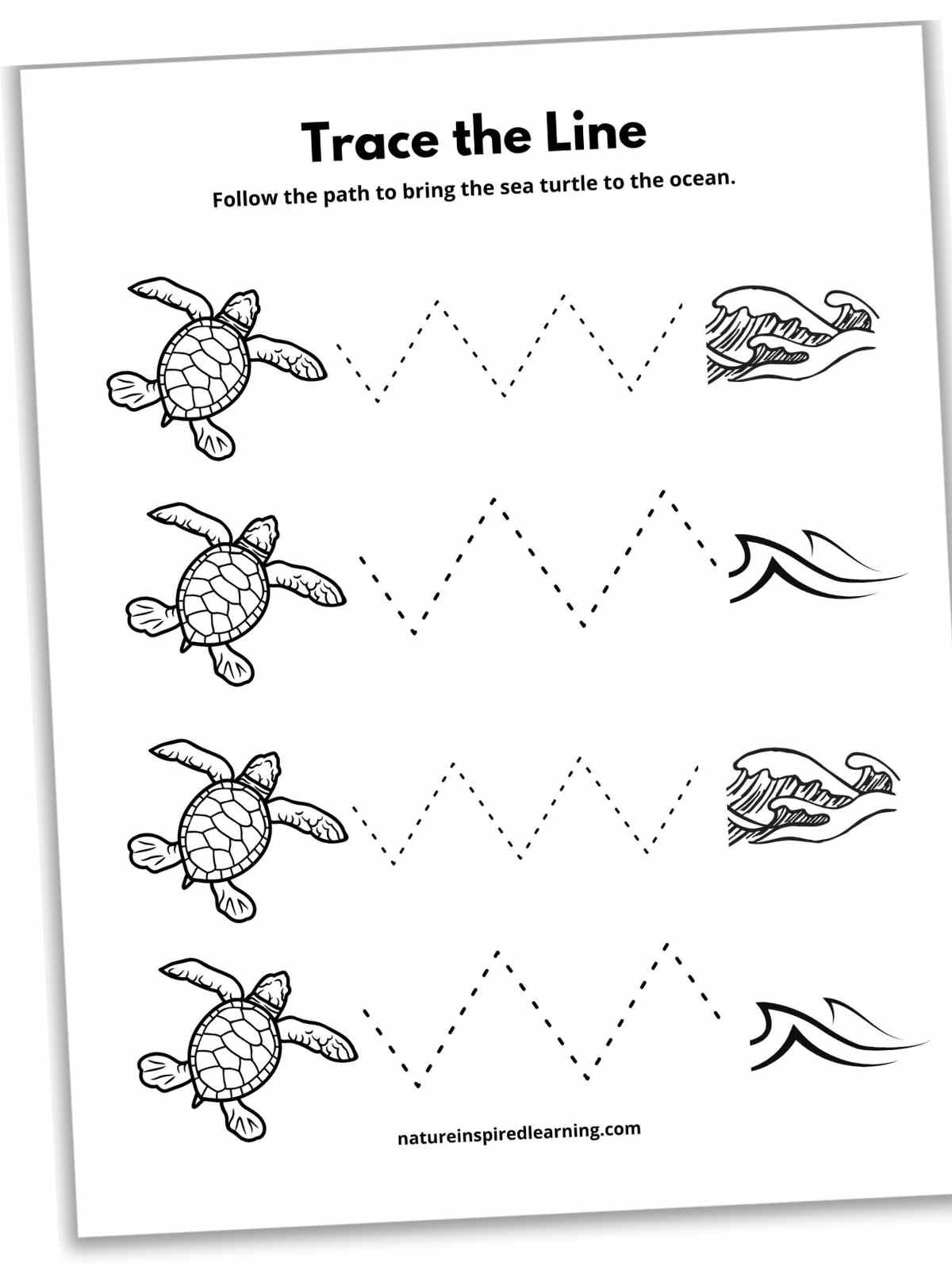Tracing Diagonal Lines