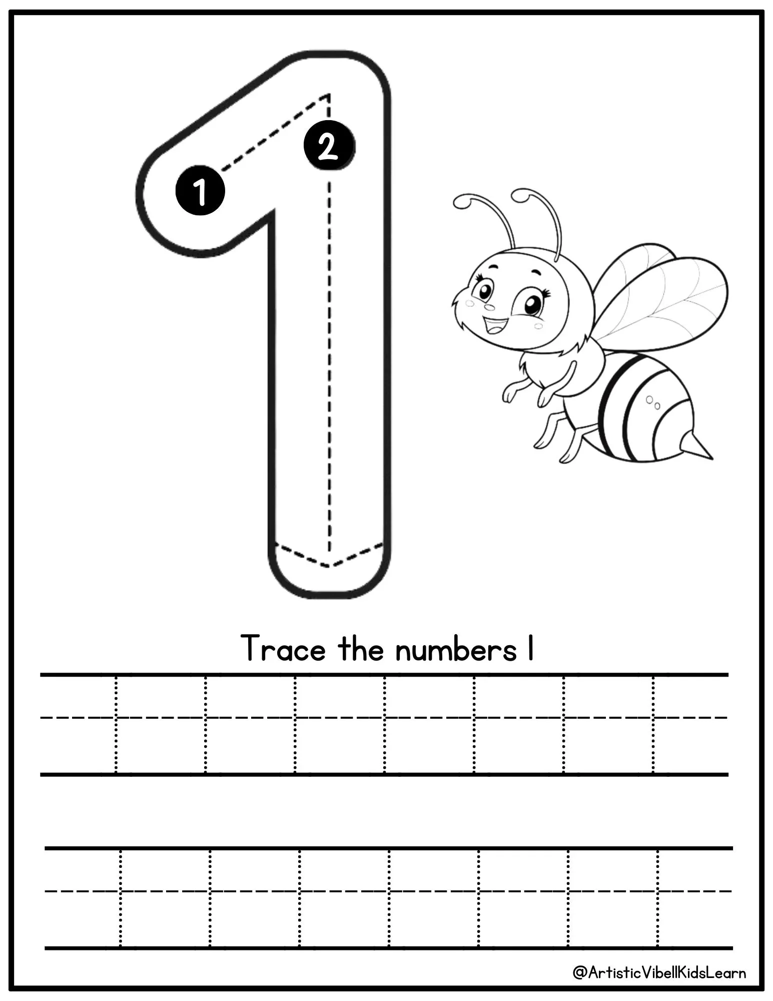 Tracing Number Pages