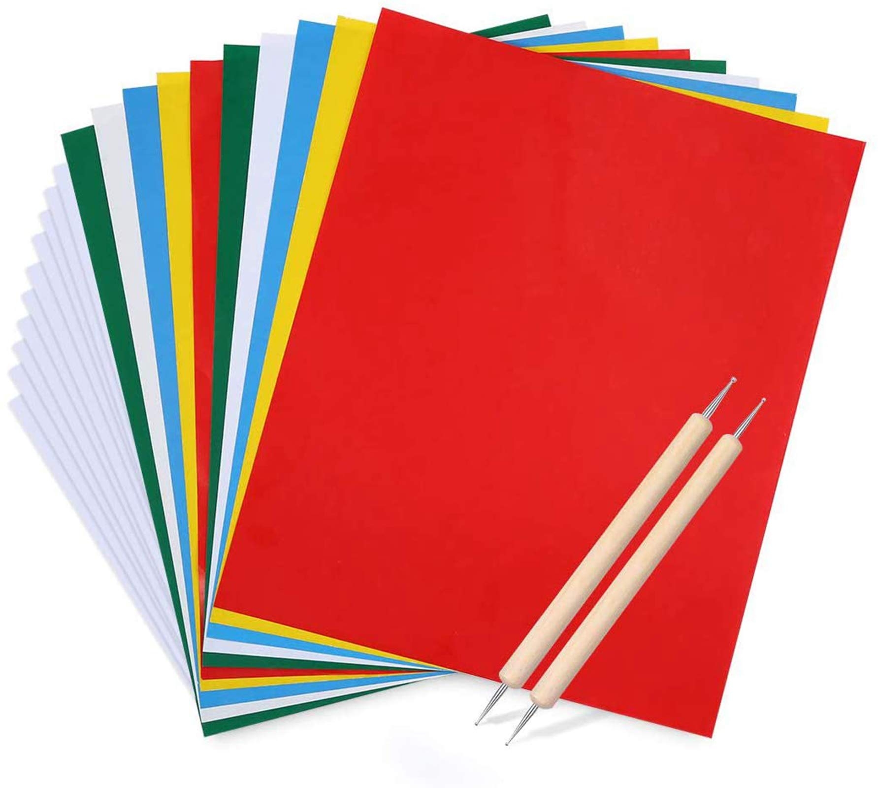 22Pcs Transfer Paper And Tracing Paper With Embossing Stylus Set 