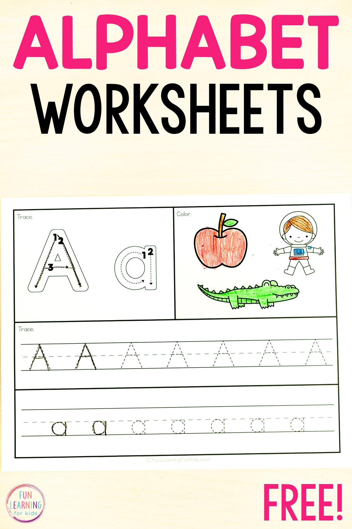 Preschool Worksheet Tracing