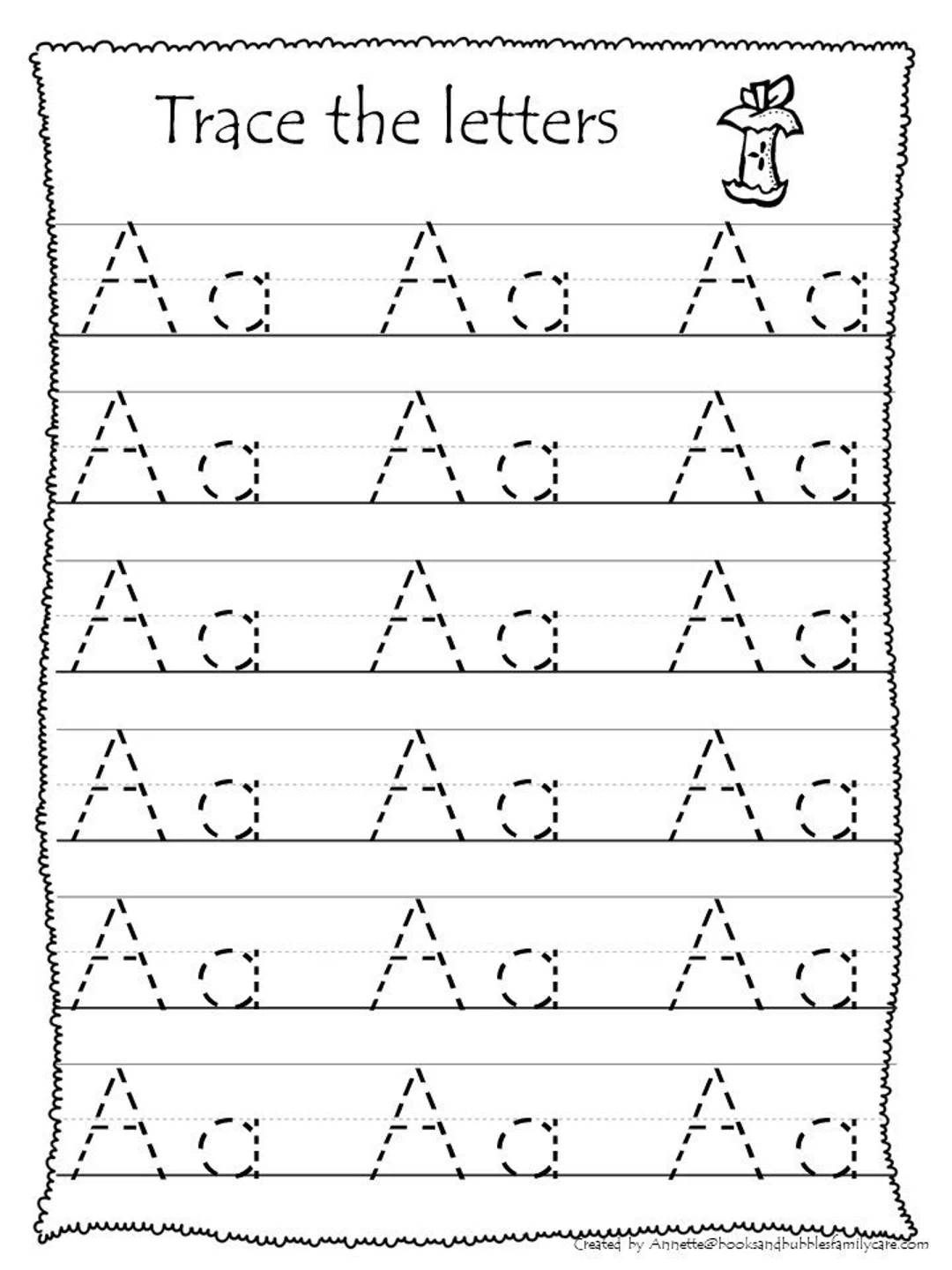 26 Printable Trace The Alphabet Worksheets Preschool kdg Phonics 