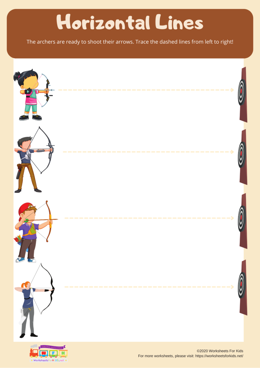 4 Tracing Lines Horizontal Part 1 