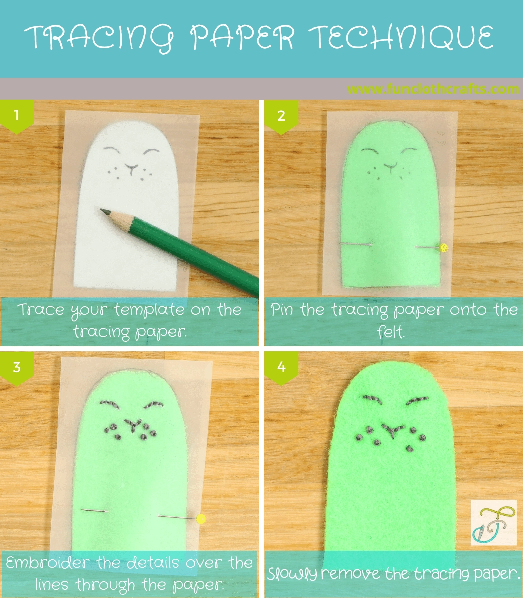 4 Ways On How To Trace On Felt For Embroidery Fun Cloth Crafts 