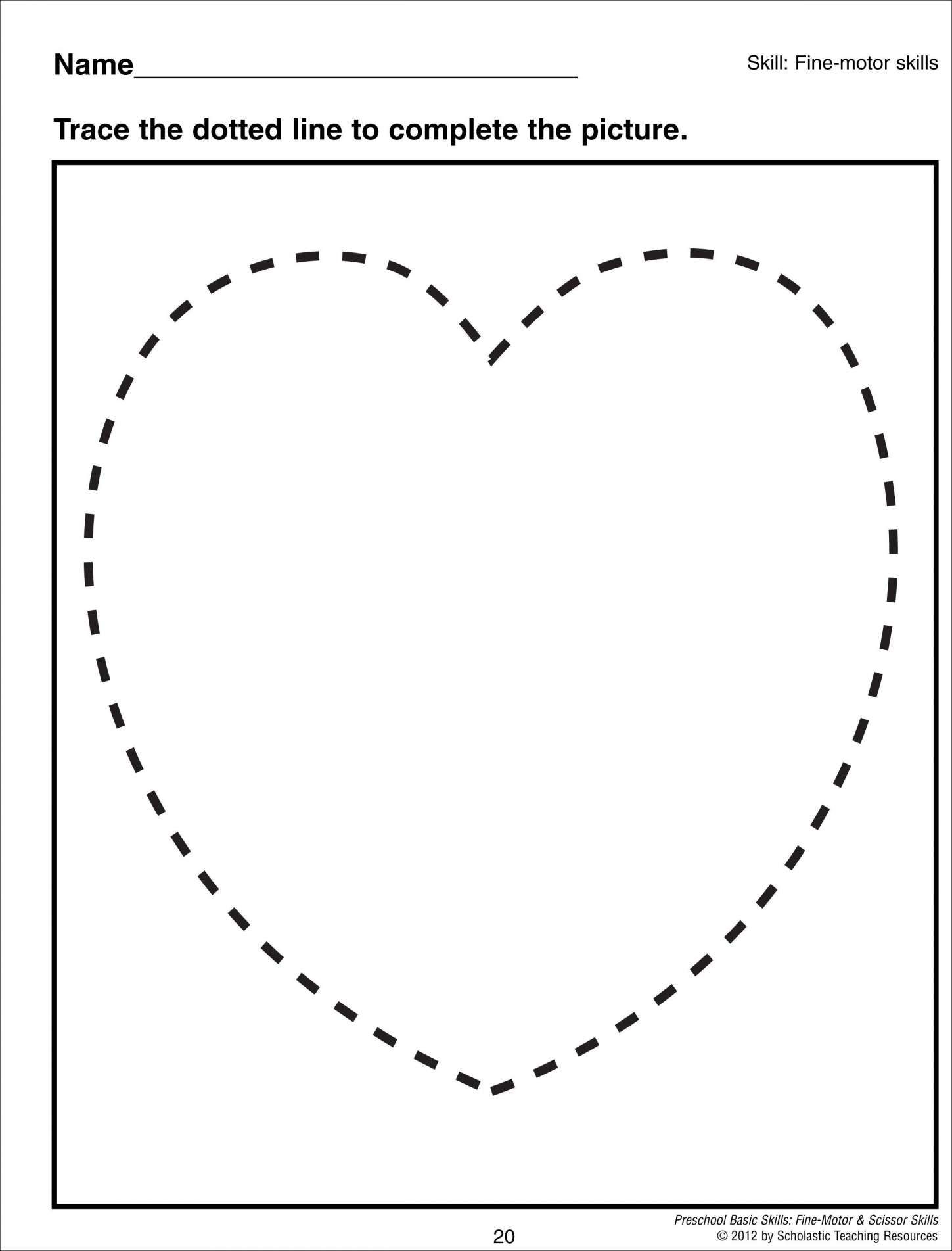 7 Heart Shape Preschool Worksheet Worksheets Library