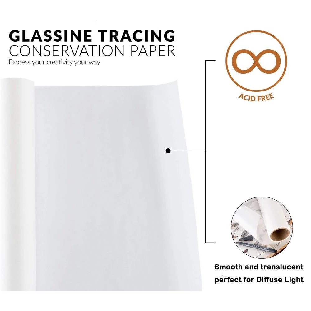 70m 88cm Wide Glassine Tracing Paper Light Diffusion Translucent Photo