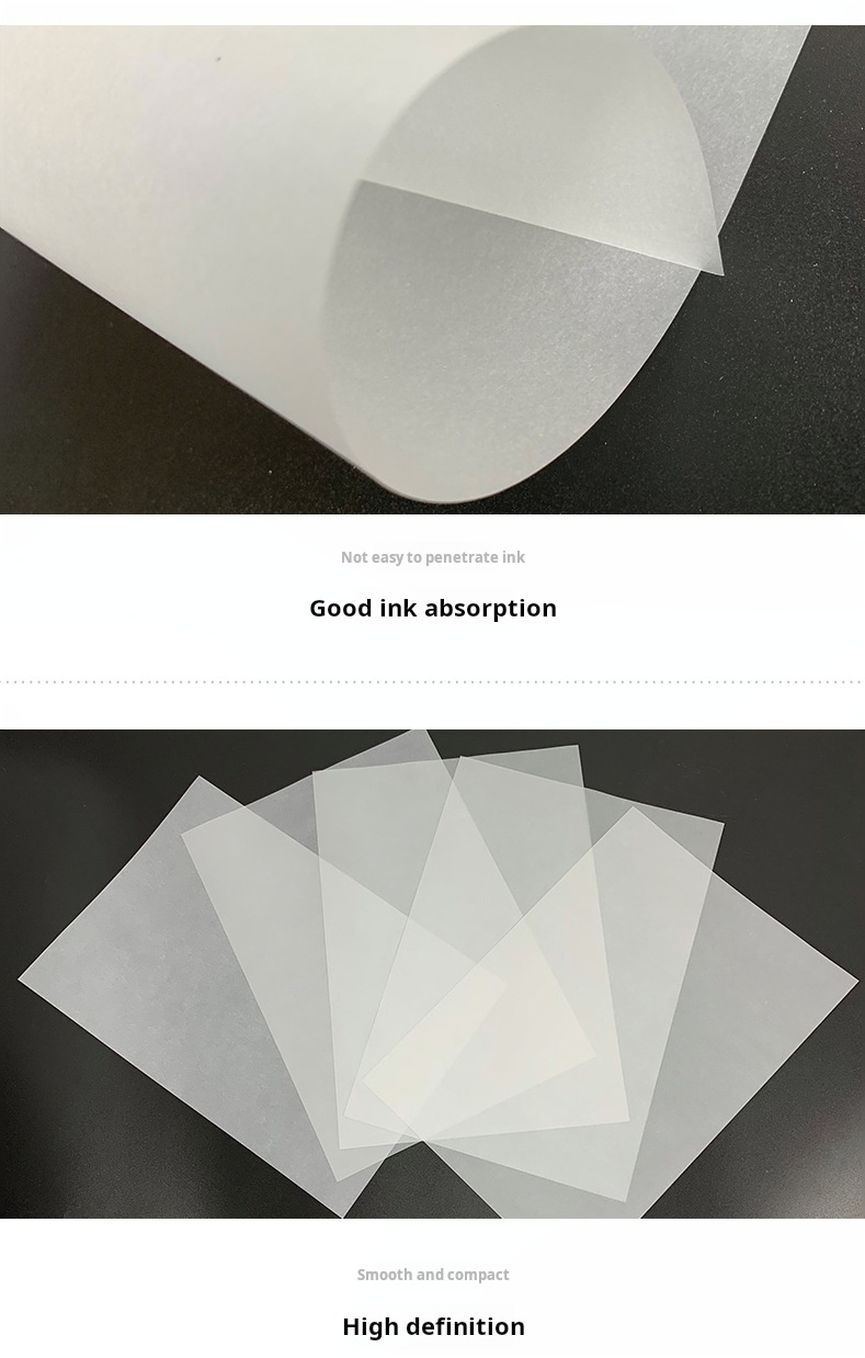 73g A4 Parchment Paper Transparent White Tracing Paper Copy 