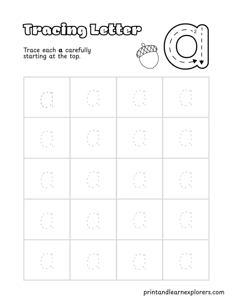 A Z Lowercase Letter Tracing Worksheets First Handwriting A Z Lowercase Letter Tracing Worksheets First Handwriting