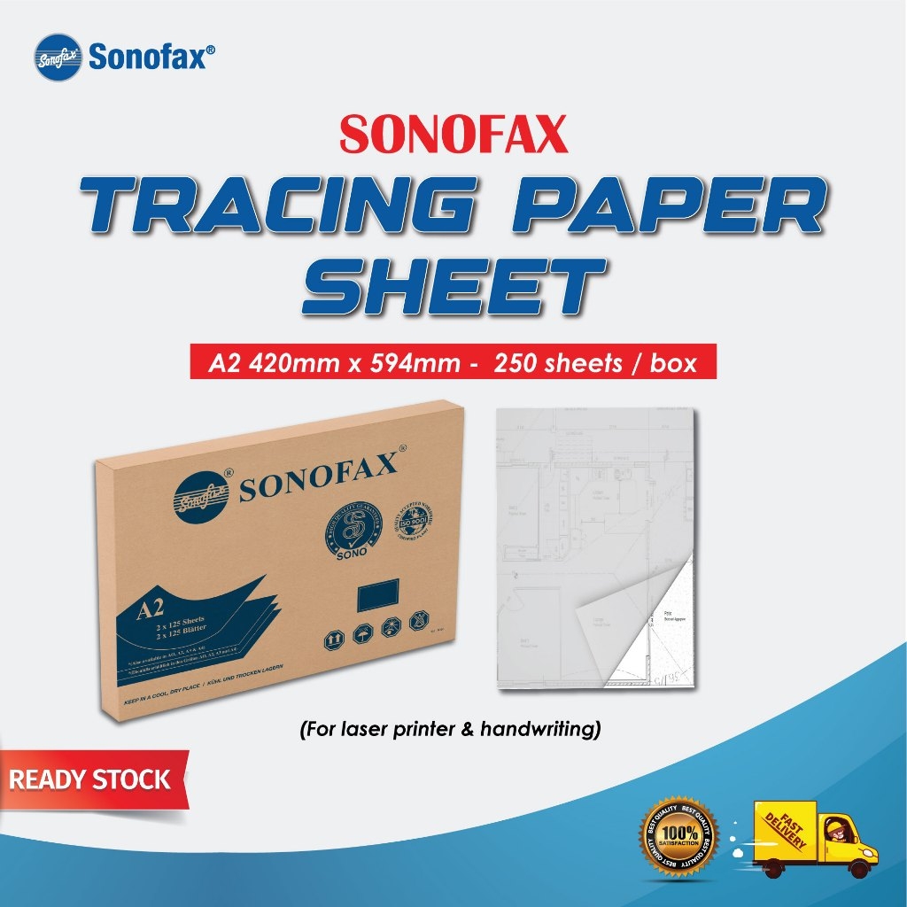 A1 Paper Tracing Paper A4 A4 Tracing Paper 112gsm X 100 Sheets 