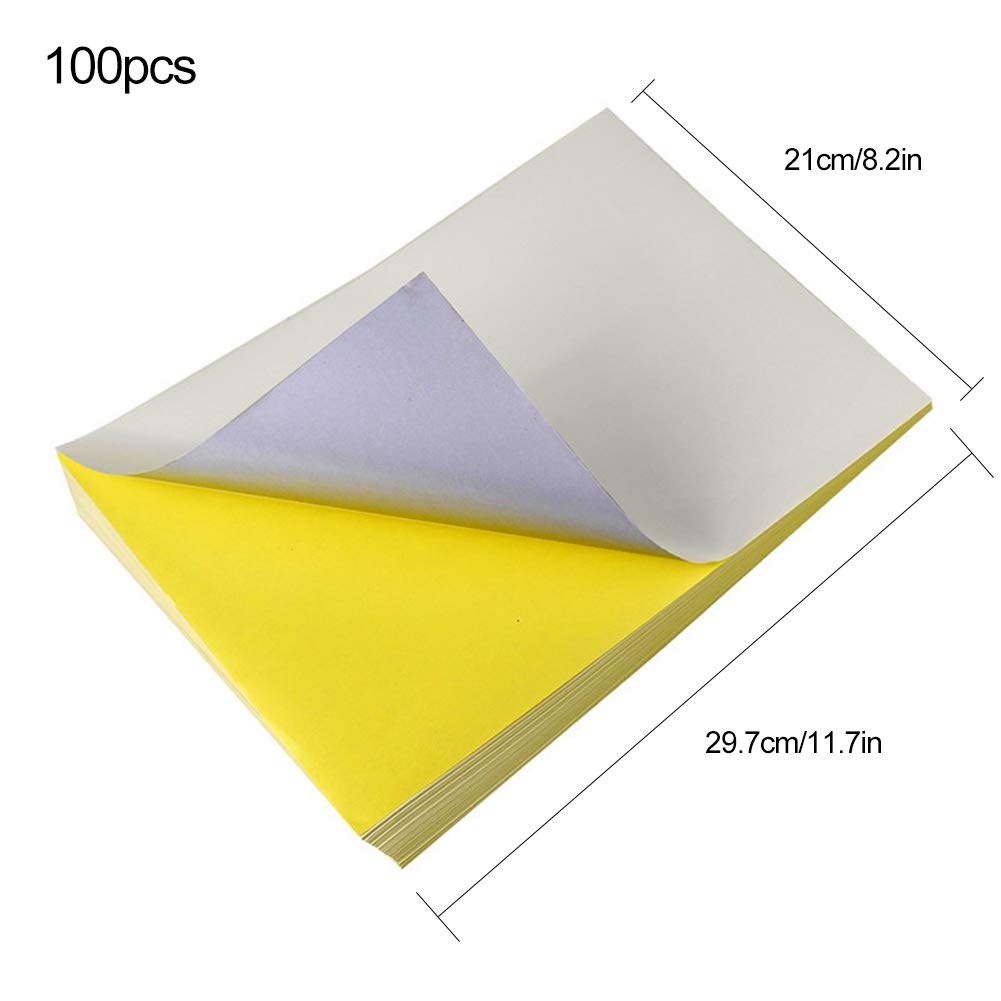 A4 Print Paper 50 Sheets White Waterproof Transparent Trace Paper 