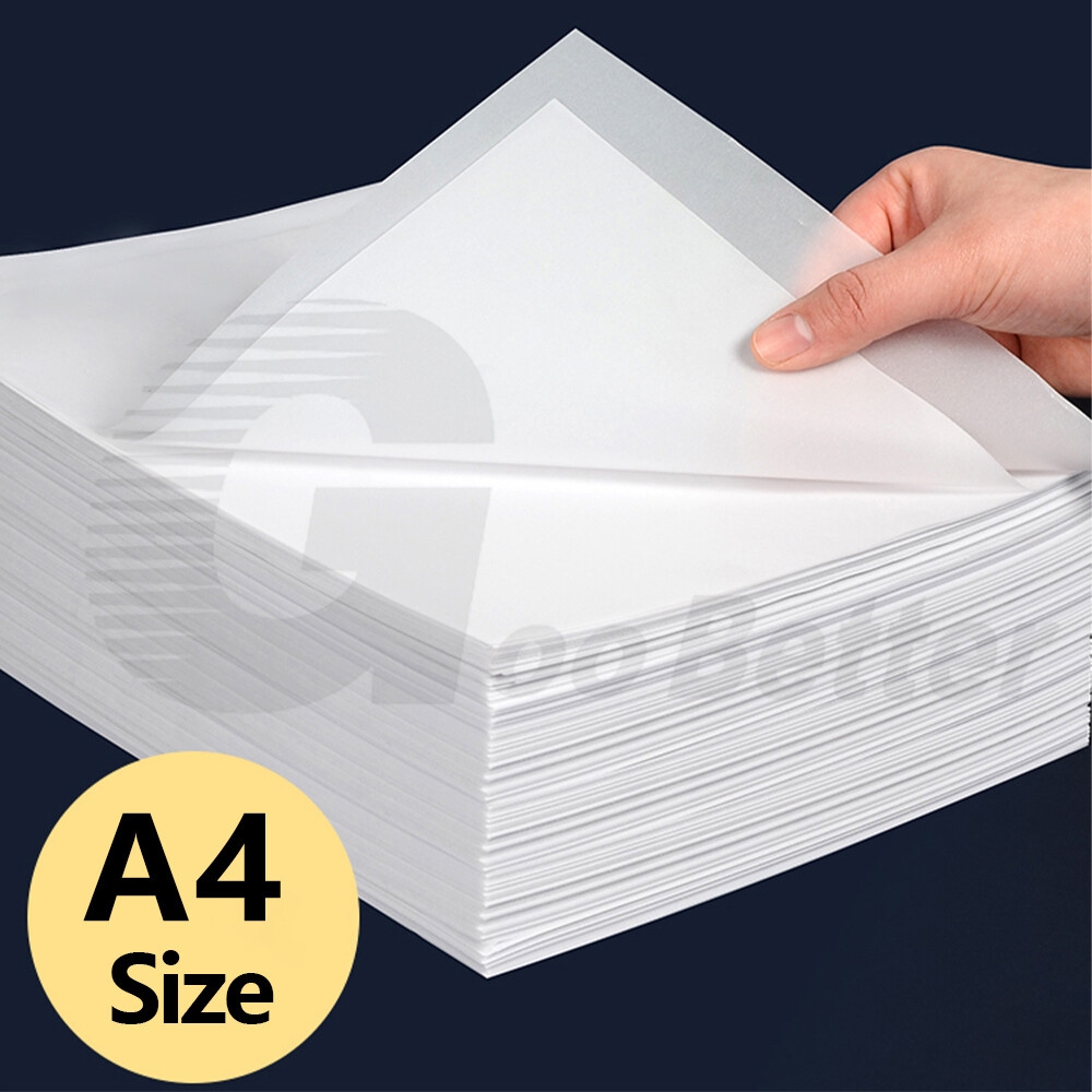 A4 Tracing Paper Translucent Art Drawing Calligraphy Copy Transfer 