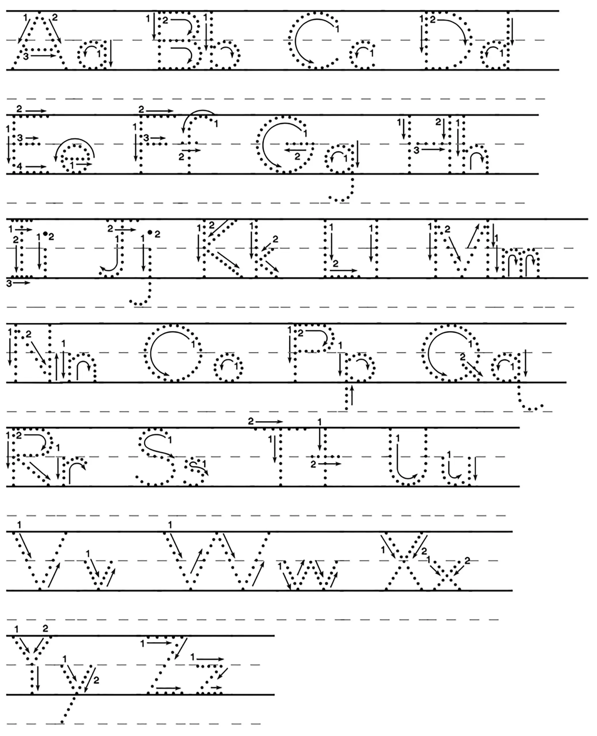 ABC Letter Tracing Worksheets Alphabet Tracing Letter Sheet ABC Letter Tracing Worksheets Alphabet Tracing Letter Sheet