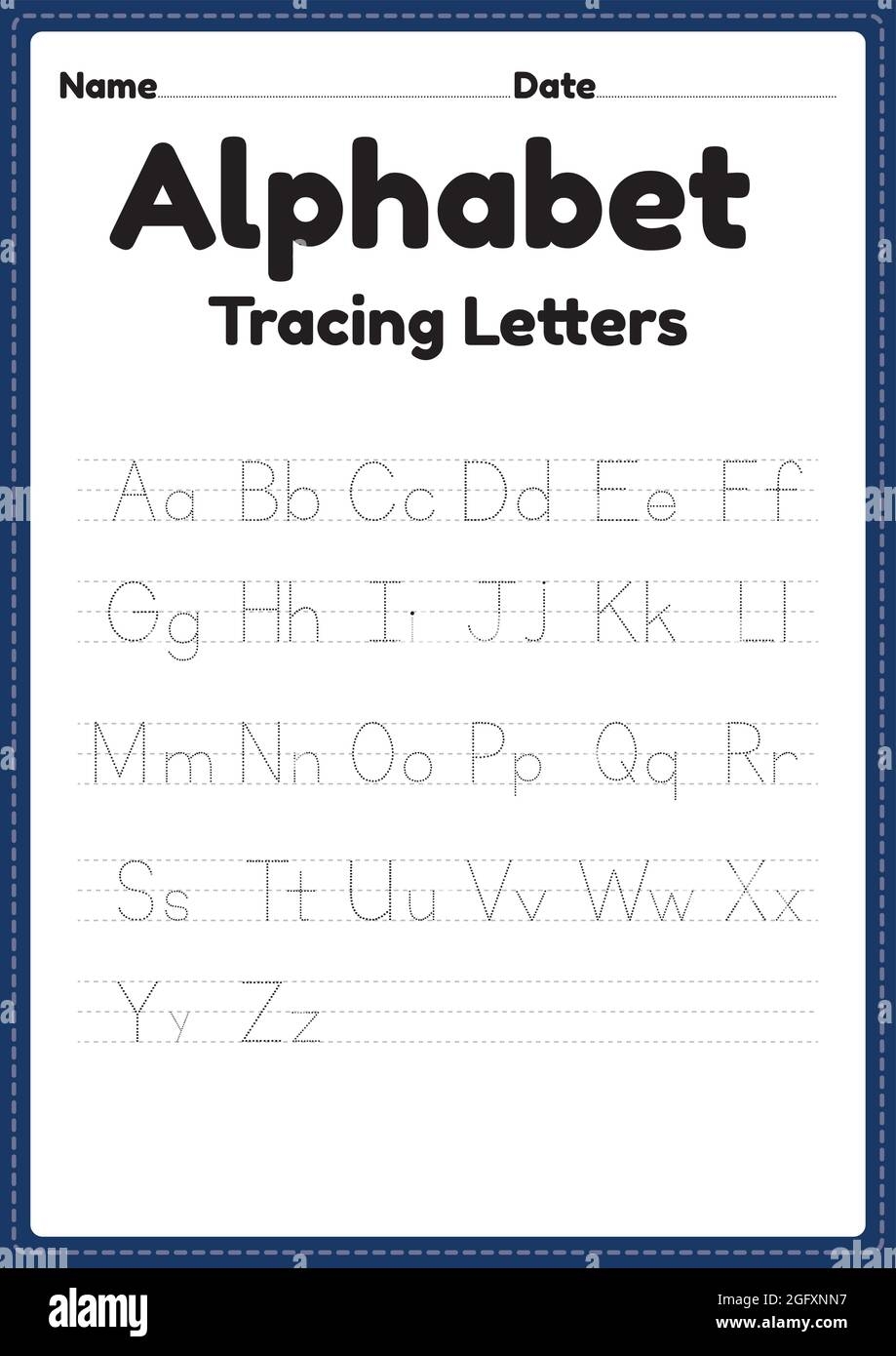 Preschool Abc Tracing Pages