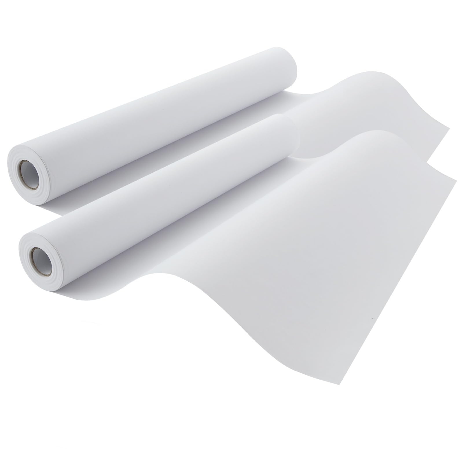AKOLAFE 2PCS White Paper Roll 44cm X 25M Large Tracing Paper Thick 