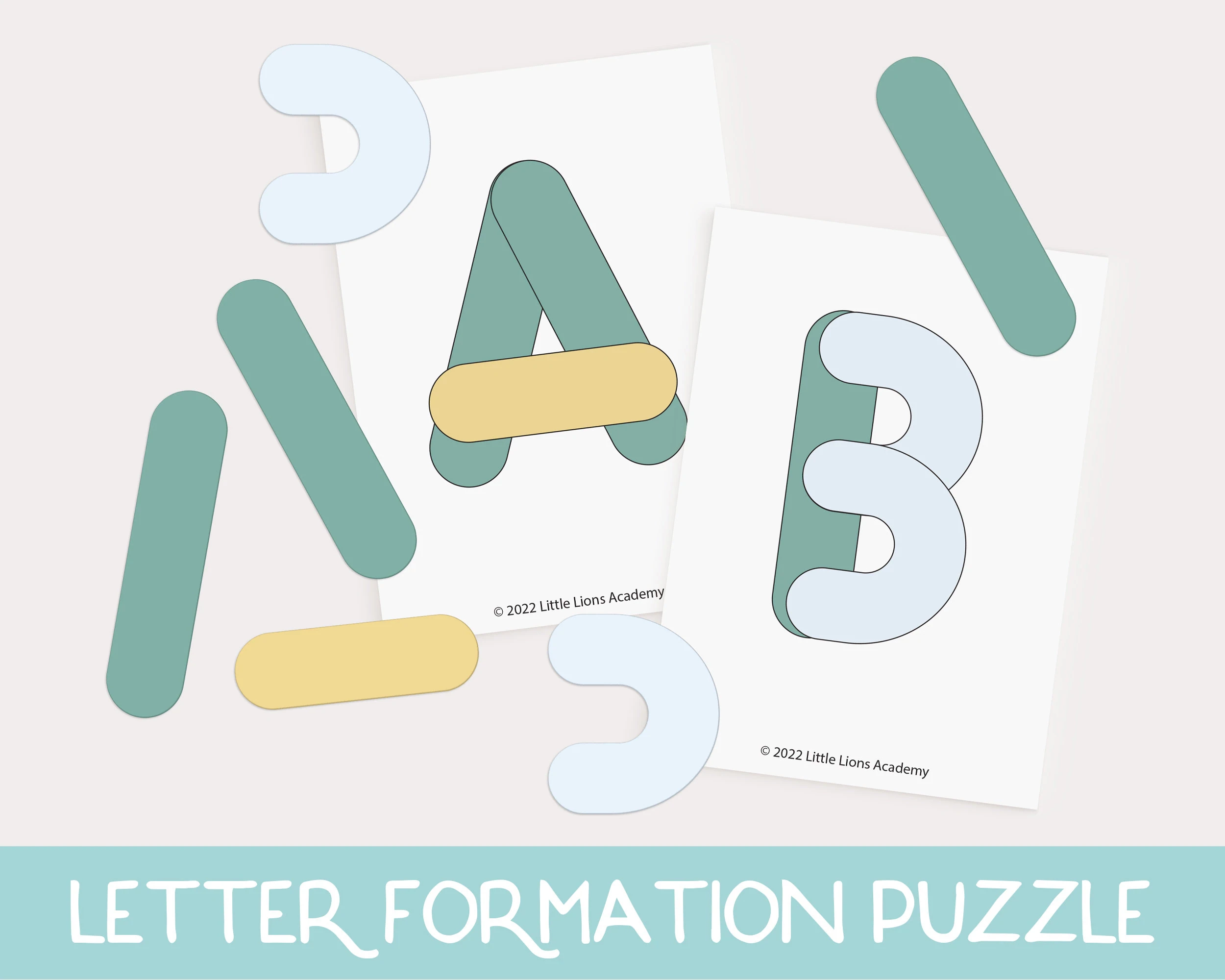 Alphabet Forming Puzzle Printable Alphabet Puzzle For Toddlers 