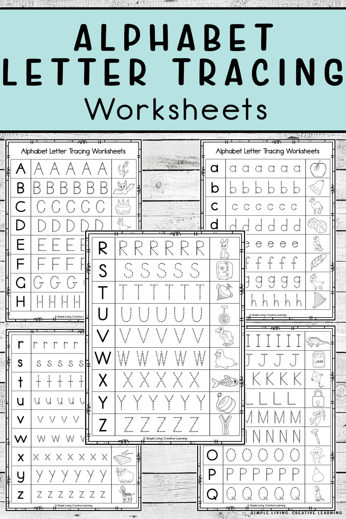 Diy Letter Tracing Worksheets