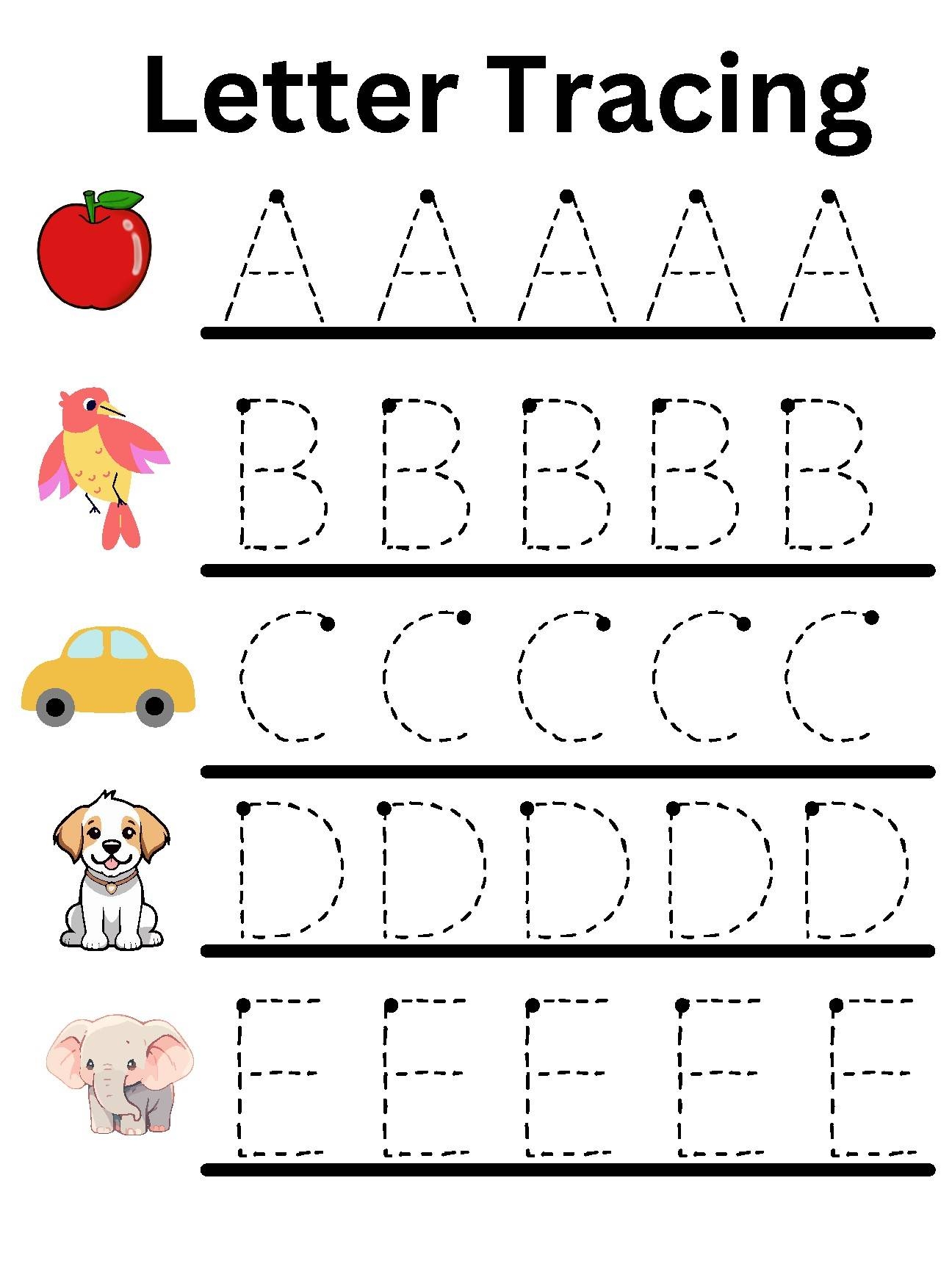 Alphabet Letter Tracing Alphabet Letter Tracing