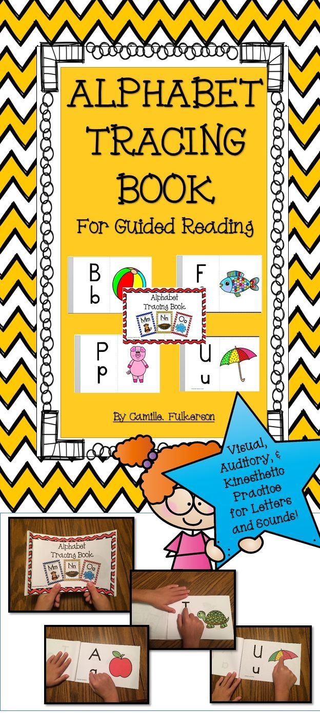Alphabet Tracing Book For Learning Letters