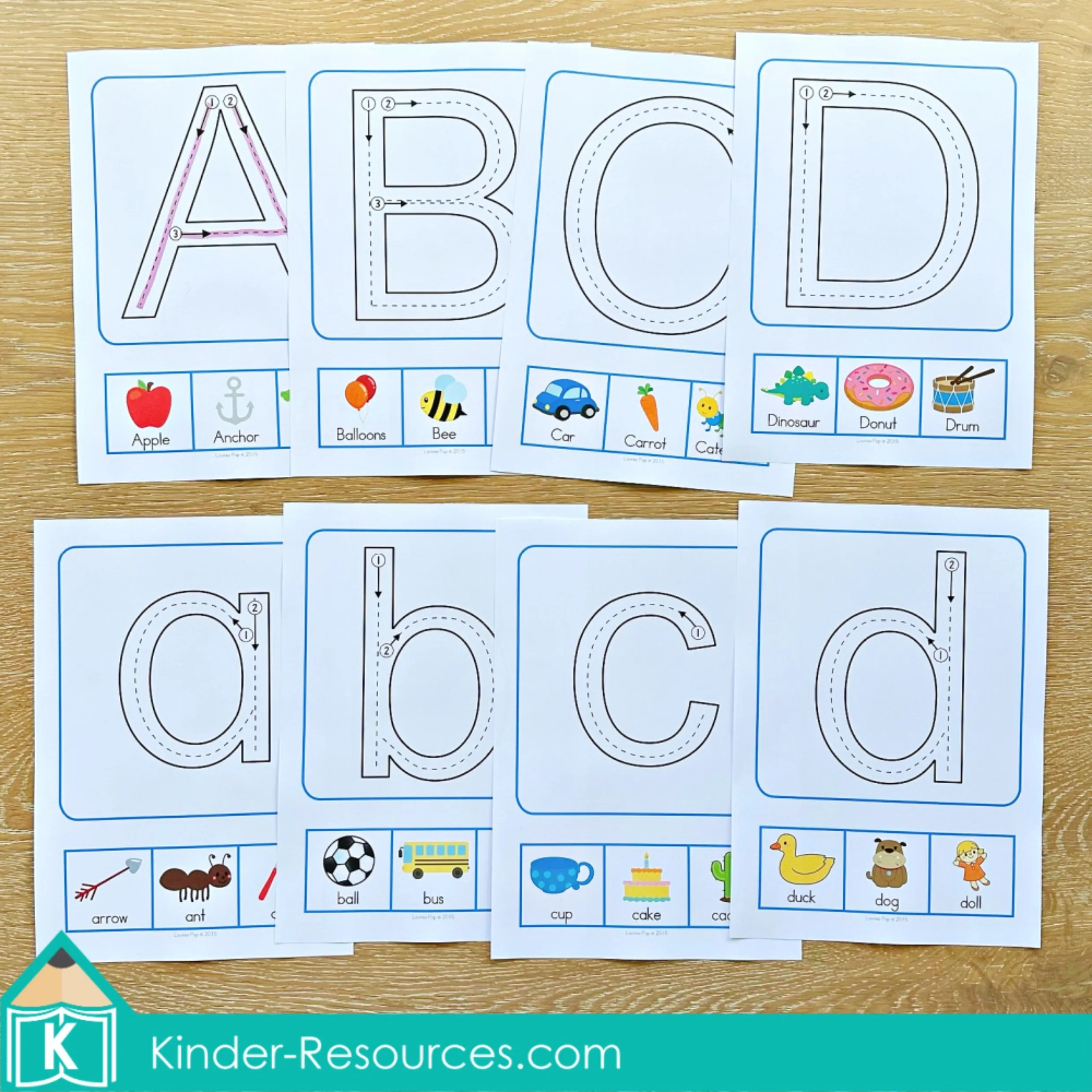 Alphabet Tracing With Arrows