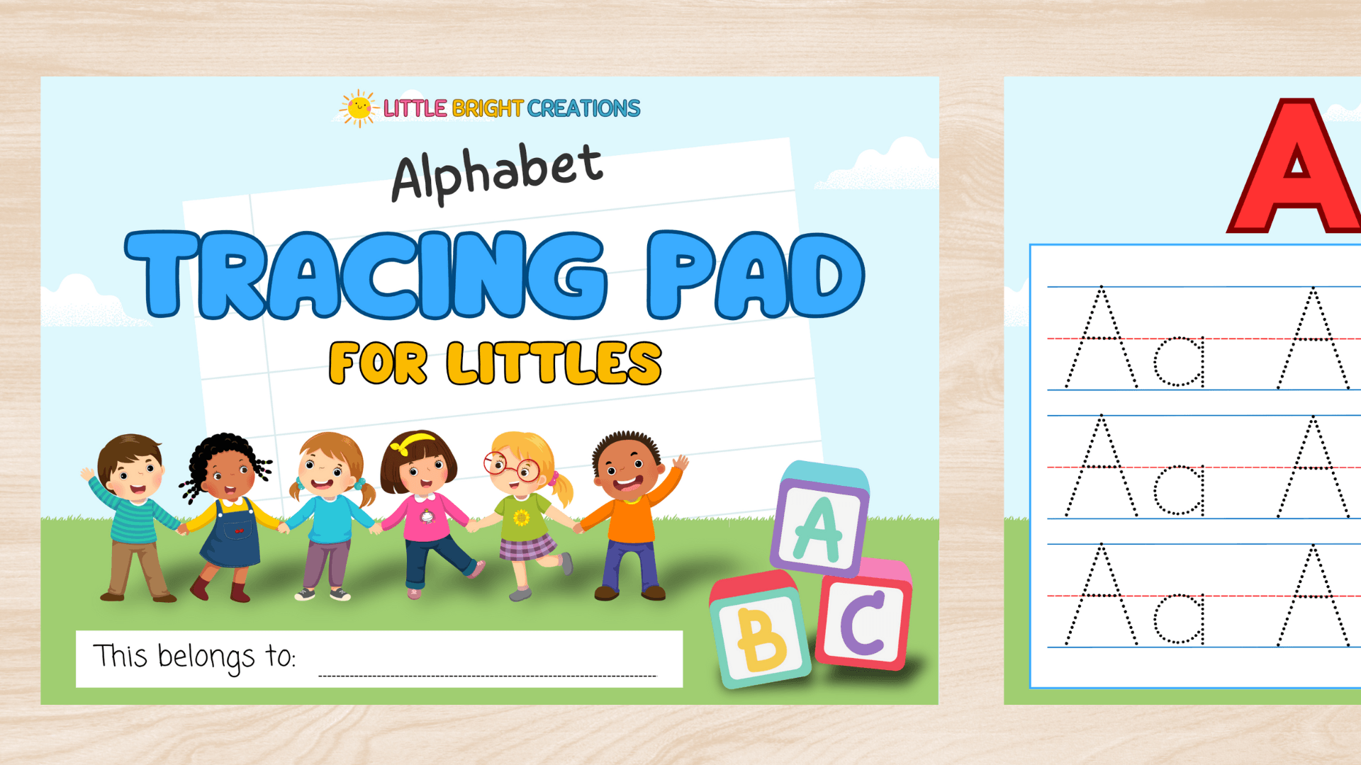 Alphabet Tracing Pad For Kids Downloadable PDF By Angelicasm 