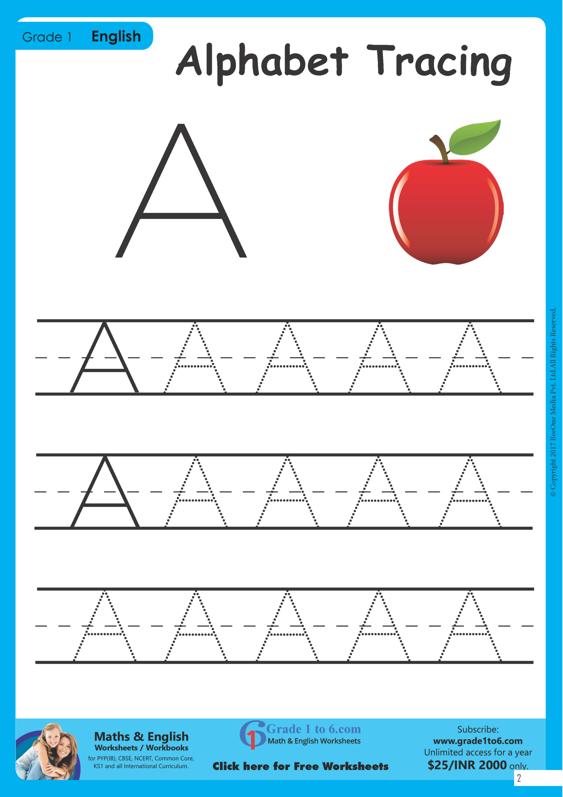 Alphabet Tracing Worksheets Alphabet Tracing Worksheets