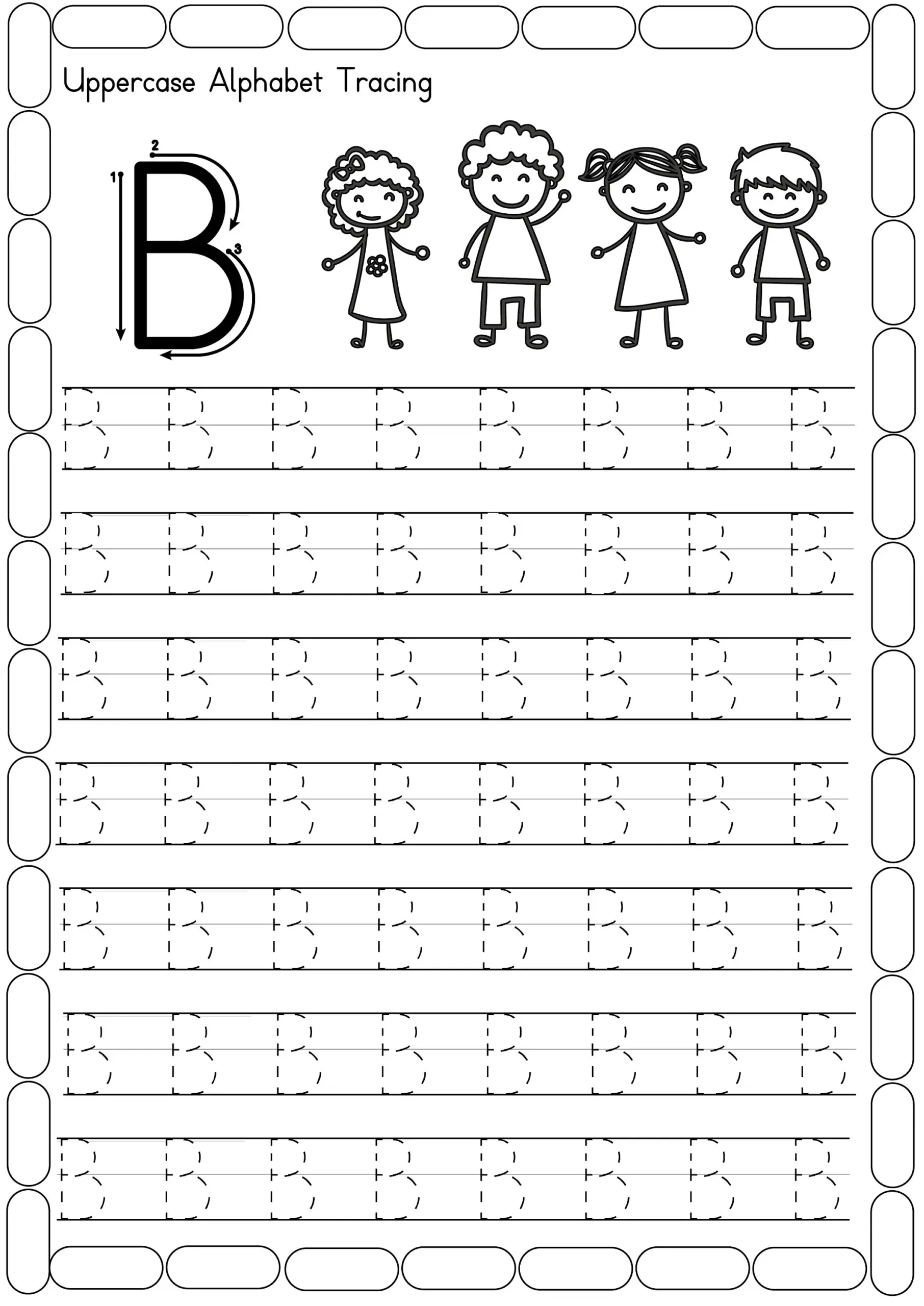 Alphabet Uppercase Tracing