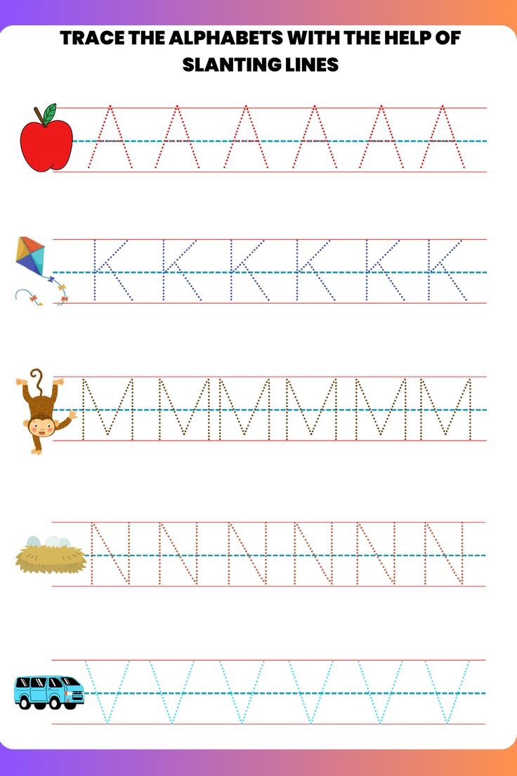 Tracing Slant Lines