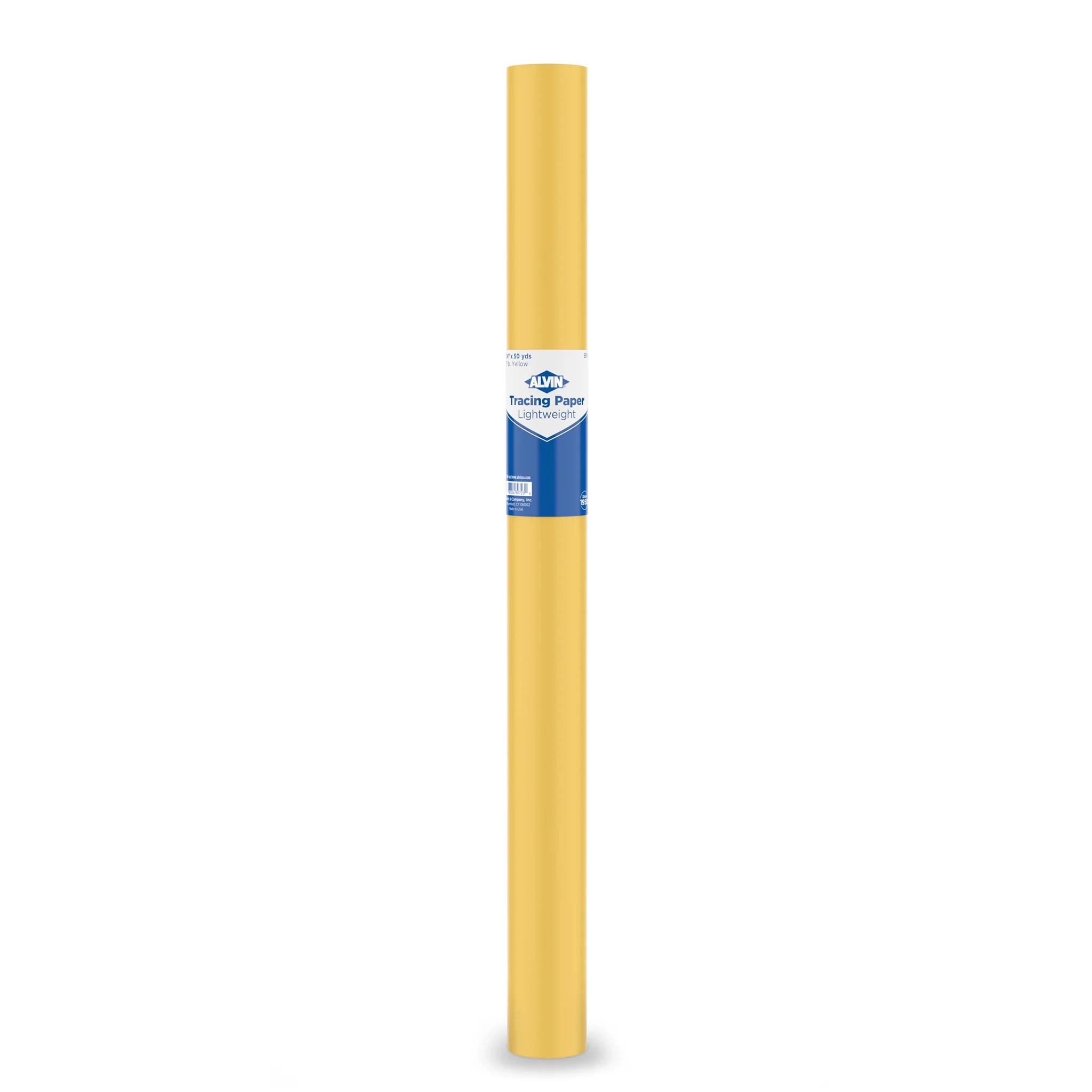 Alvin Tracing Paper Roll Yellow 50 Yards Drawing amp Painting 