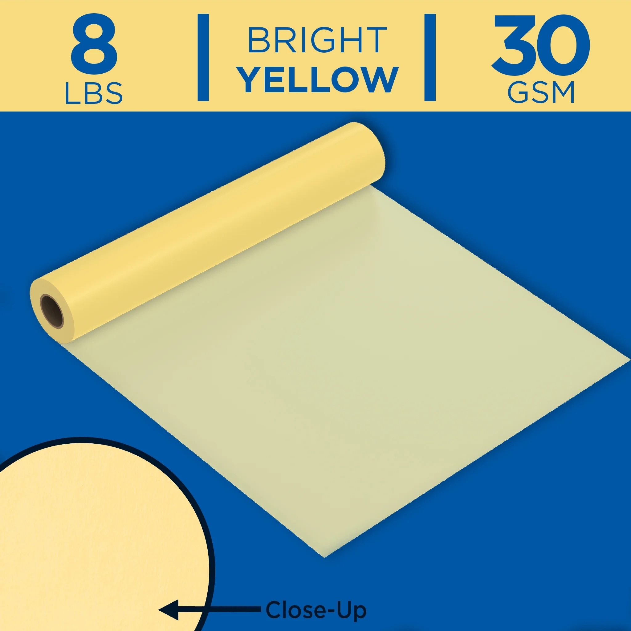 Alvin Tracing Paper Roll Yellow 50 Yards Drawing amp Painting 