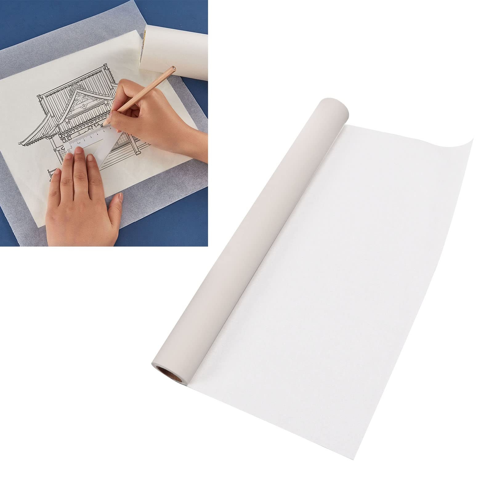 Alvinlite Tracing Paper White Tracing Paper Sketching Roll 