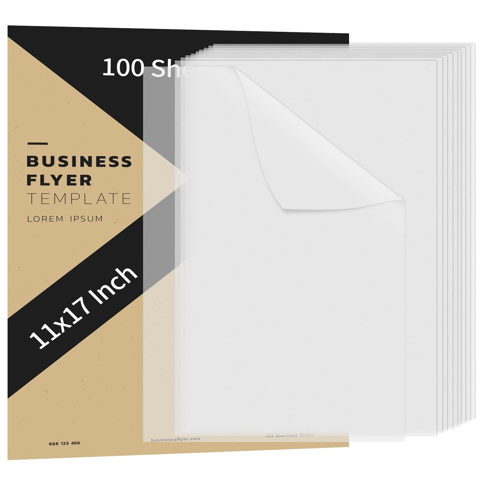 Amazon 100 PCS 11x17 Inch Translucent Vellum Paper 60 GSM 