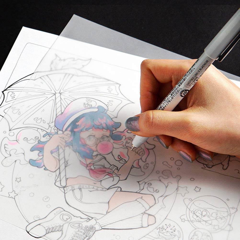 Amazon 50 Sheets Tracing Paper 8 5 X 11 Inches Artists 