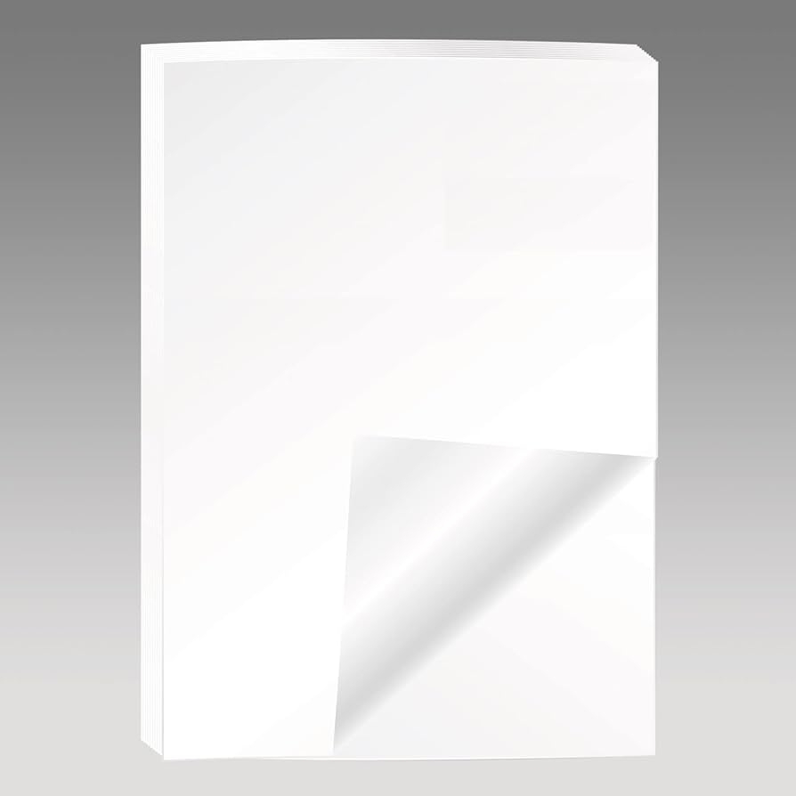 Amazon A4 Vellum Translucent Paper Tracing Paper Clear Paper 