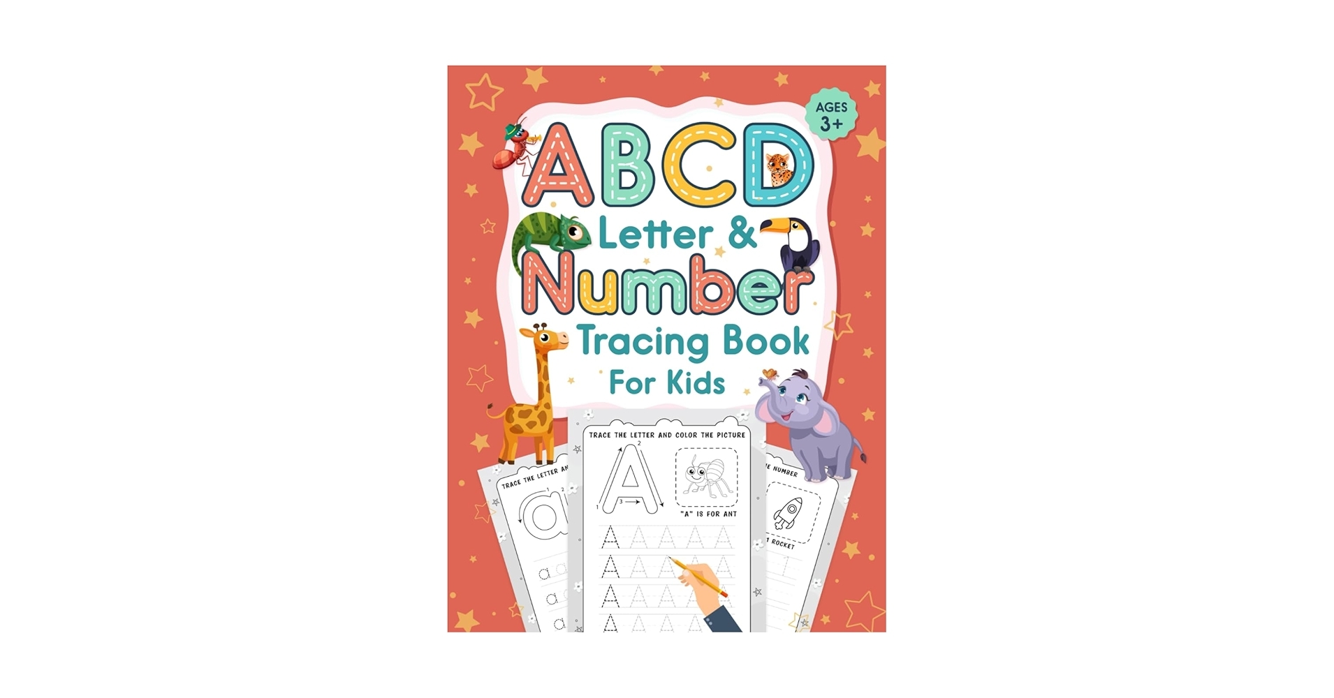 Amazon ABCD Letter And Number Tracing Book For Kids This Is 