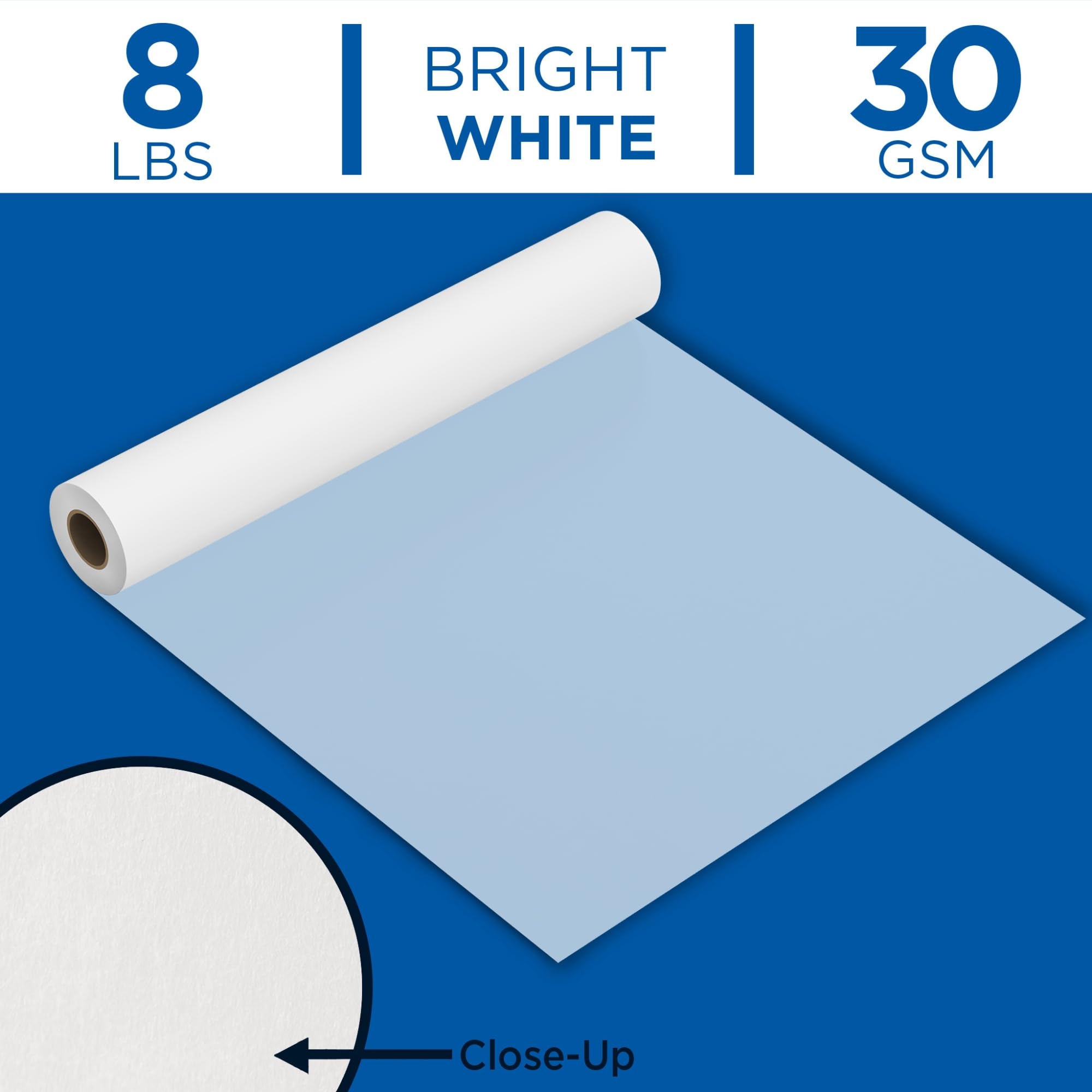 Amazon ALVIN 55W J Lightweight Tracing Paper Roll White 