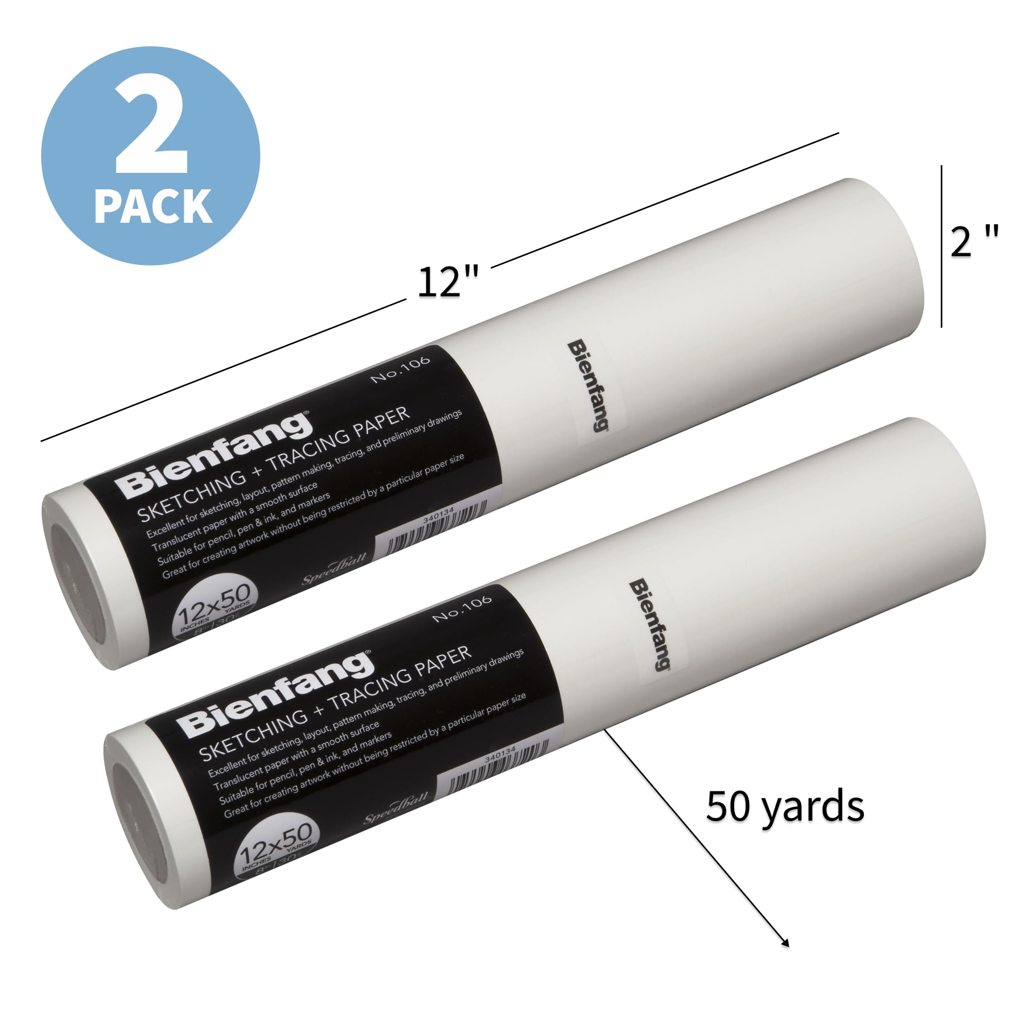 Amazon Bienfang Sketching amp Tracing Paper Roll White 12 
