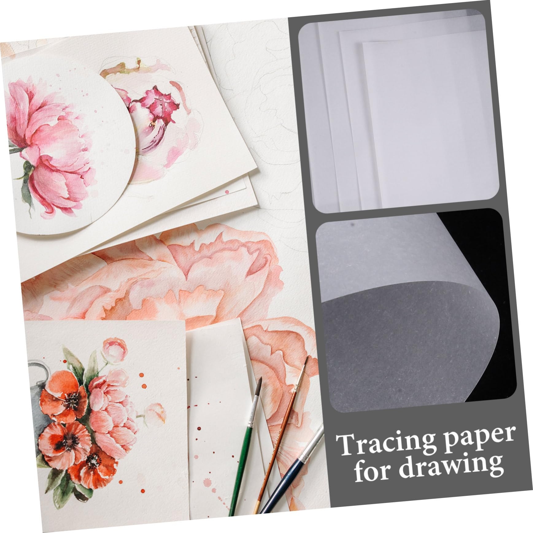 Amazon COHEALI 100sheets Translucent Tracing Paper For 