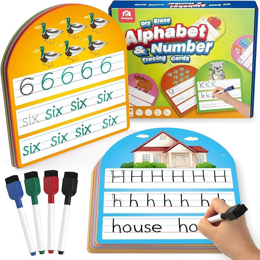 Dry Erase Alphabet Tracing Book