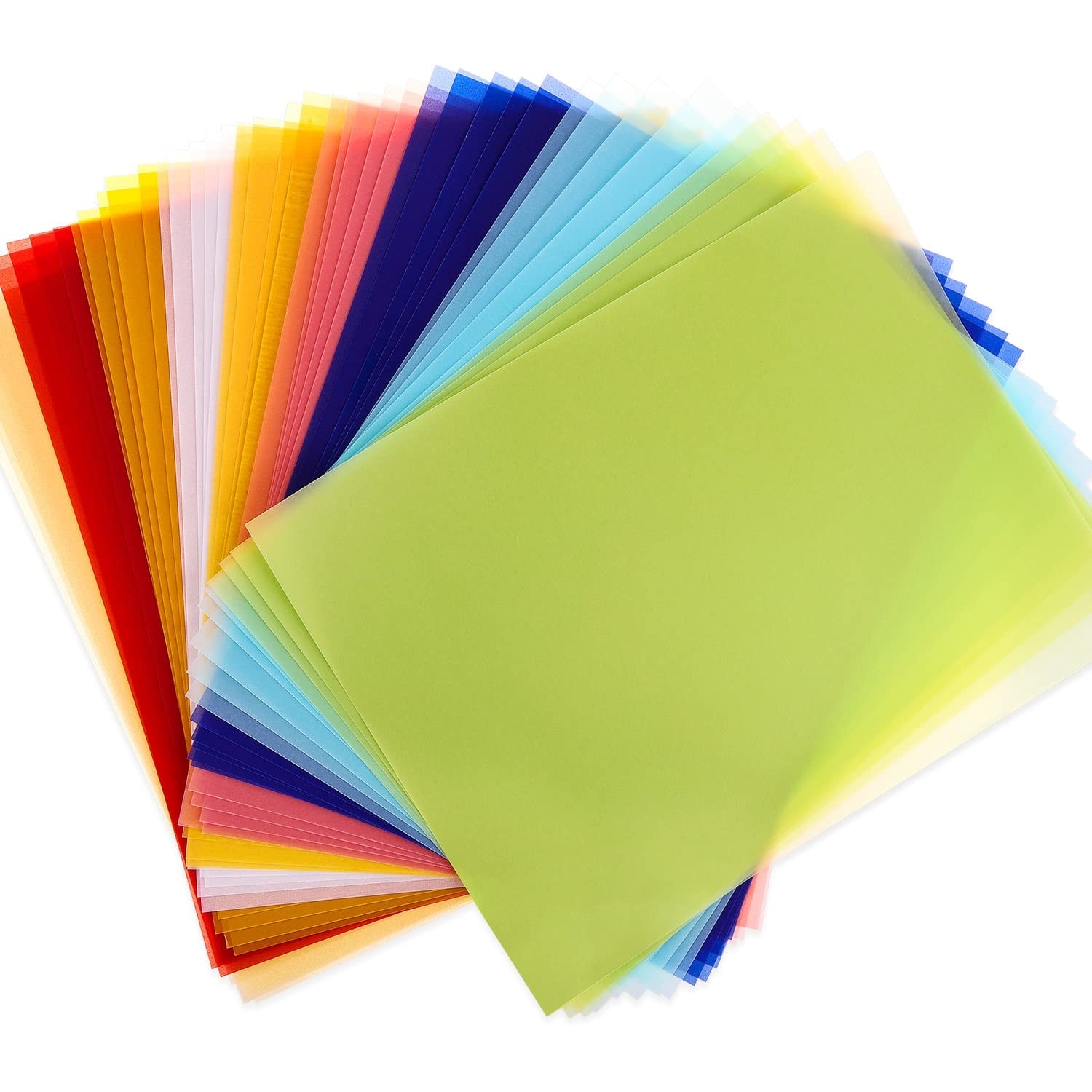 Amazon Cridoz 9 Color Transparent Vellum Paper 8 5 X 11 