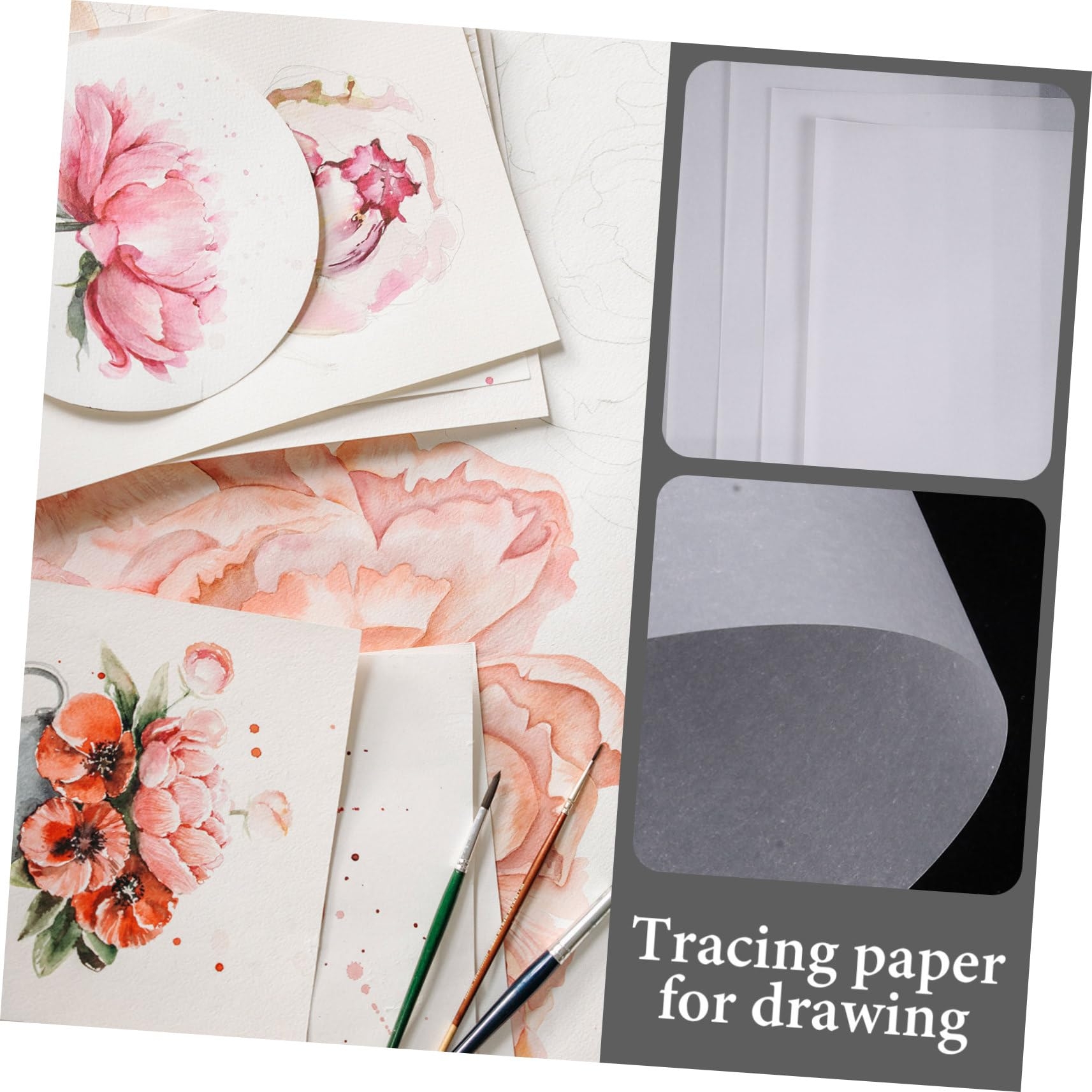 Amazon DIYEAH 100sheets Translucent Trace Paper For Printing 