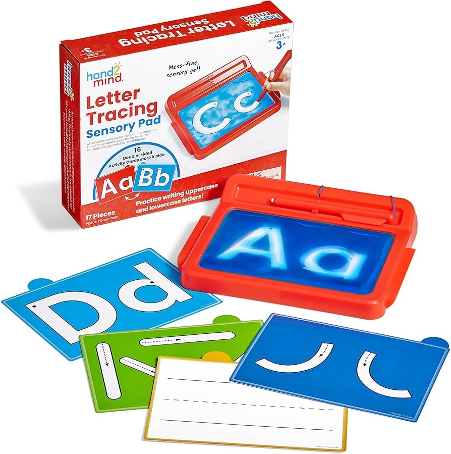 Amazon Hand2mind Letter Tracing Sensory Pad Reusable 