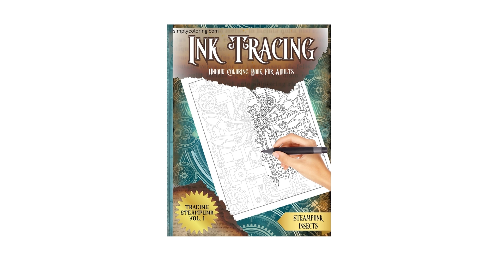 Amazon Ink Tracing Unique Coloring Book For Adults 